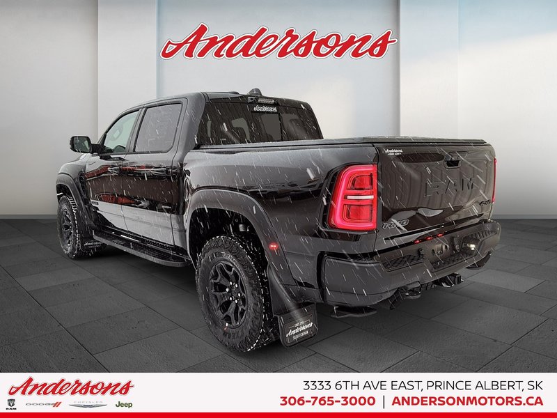 2026 Ram 1500 RHO 3.0L Hurricane HO Twin Turbo I6 / Crew Cab / Mopar RHO Graphics / Off-Road Running Boards