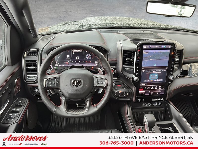 2026 Ram 1500 RHO 3.0L Hurricane HO Twin Turbo I6 / Crew Cab / Mopar RHO Graphics / Off-Road Running Boards