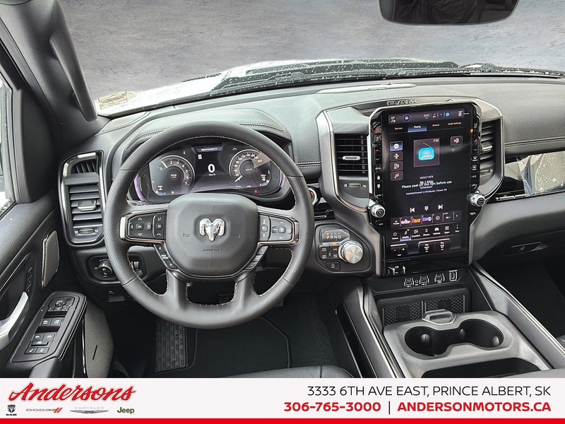2026 Ram 1500 SPORT 5.7L HEMI V8 w/ eTorque / Dual-Pane Panoramic Sunroof / Leather-Faced Heated Seats