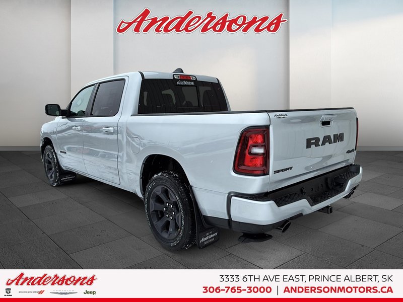2026 Ram 1500 SPORT 5.7L HEMI V8 w/ eTorque / Dual-Pane Panoramic Sunroof / Leather-Faced Heated Seats