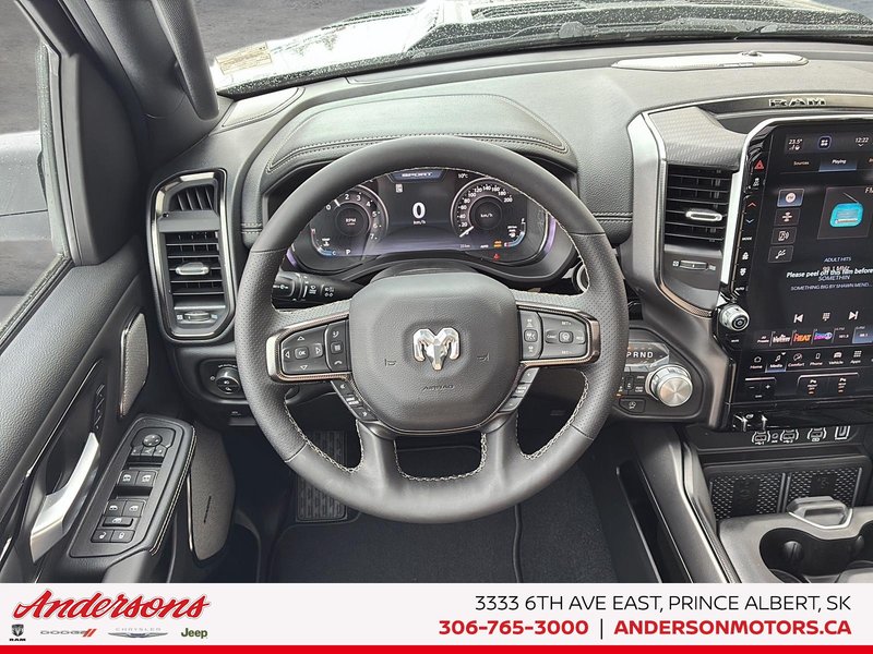 2026 Ram 1500 SPORT 5.7L HEMI V8 / Sport Crew Cab 4x4 / Premium harman/kardon Audio / Dual-Pane Panoramic Sunroof