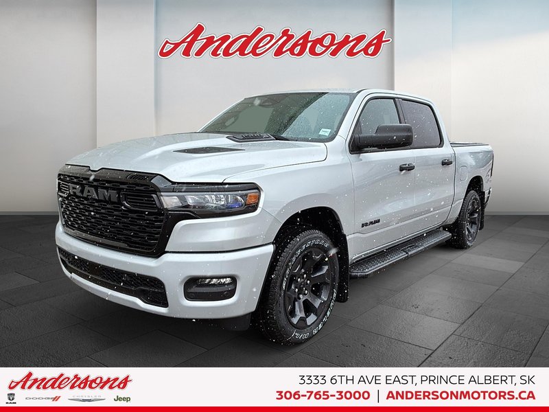 2026 Ram 1500 EXPRESS 3.0L Hurricane Twin Turbo / Crew Cab / Black Express Styling & Mopar Side Steps