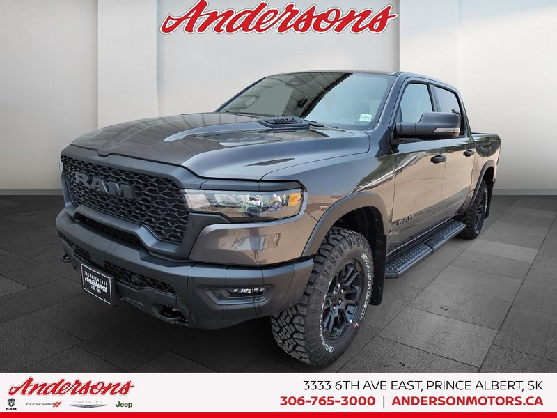 2026 Ram 1500 REBEL 3.0L Hurricane / Crew Cab / Alpine Audio / Bilstein Shocks