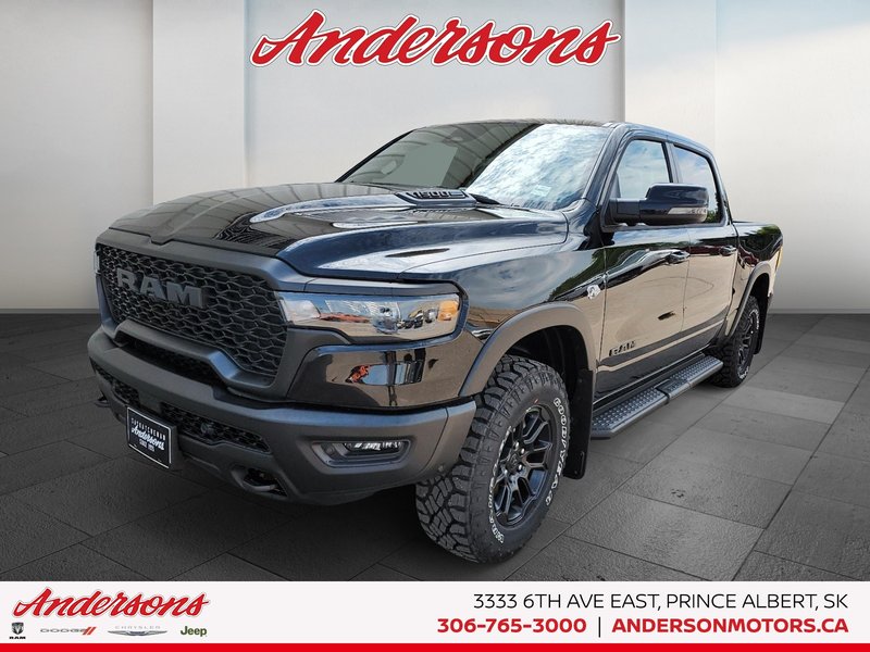2026 Ram 1500 REBEL 5.7L Hemi / Crew Cab / Alpine Audio / Bilstein Shocks