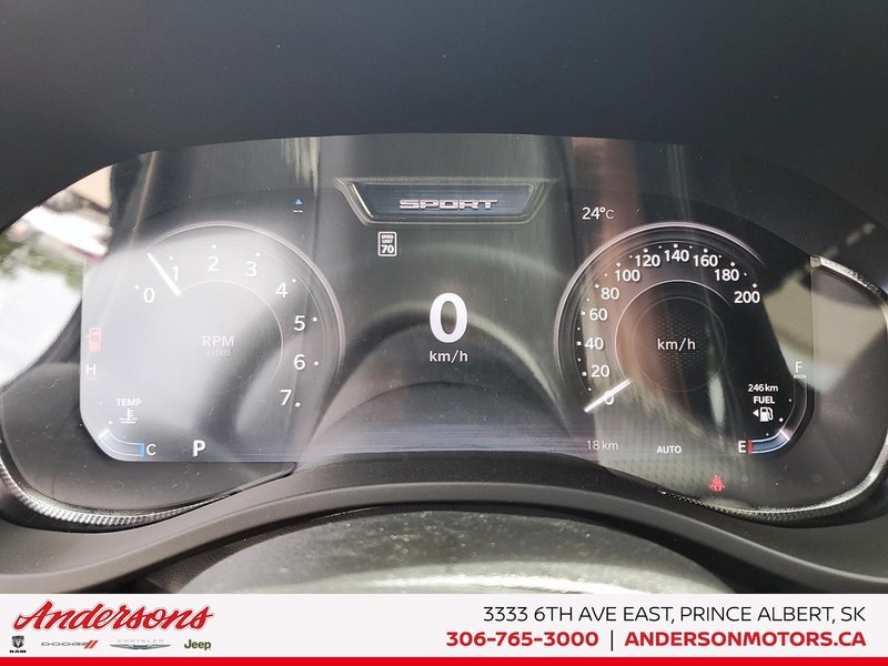 2026 Ram 1500 SPORT 3.0L Turbo / Crew Cab / Alpine Audio / ParkSense