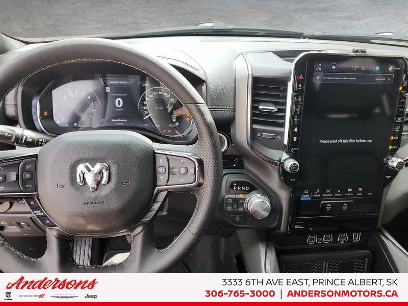 2026 Ram 1500 SPORT 3.0L Turbo / Crew Cab / Alpine Audio / ParkSense