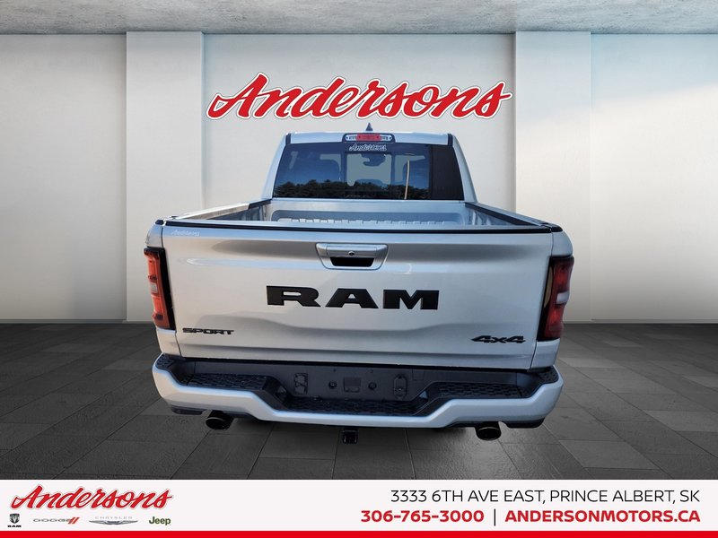 2026 Ram 1500 SPORT 3.0L Turbo / Crew Cab / Alpine Audio / ParkSense