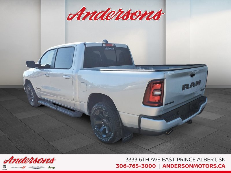 2026 Ram 1500 SPORT 3.0L Turbo / Crew Cab / Alpine Audio / ParkSense