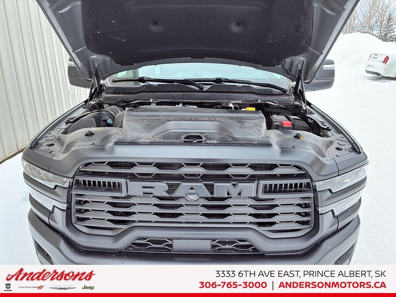 2026 Ram 2500 WARLOCK 6.7L Cummins Diesel / Off-Road Package / 12-Inch Uconnect