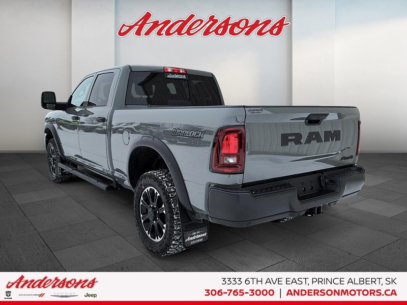 2026 Ram 2500 WARLOCK 6.7L Cummins Diesel / Off-Road Package / 12-Inch Uconnect