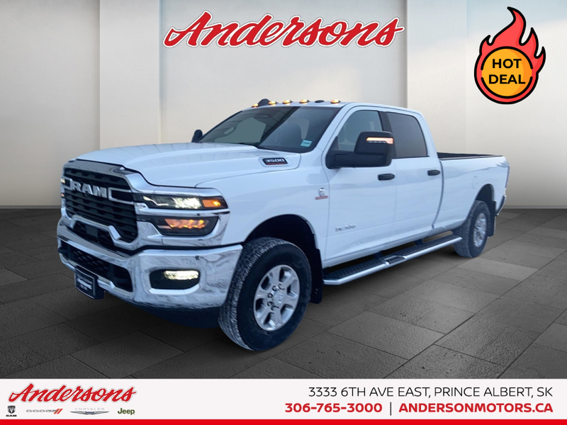 2026 Ram 3500 BIG HORN 6.7L Cummins Turbo-Diesel / Crew Cab / Cloth
