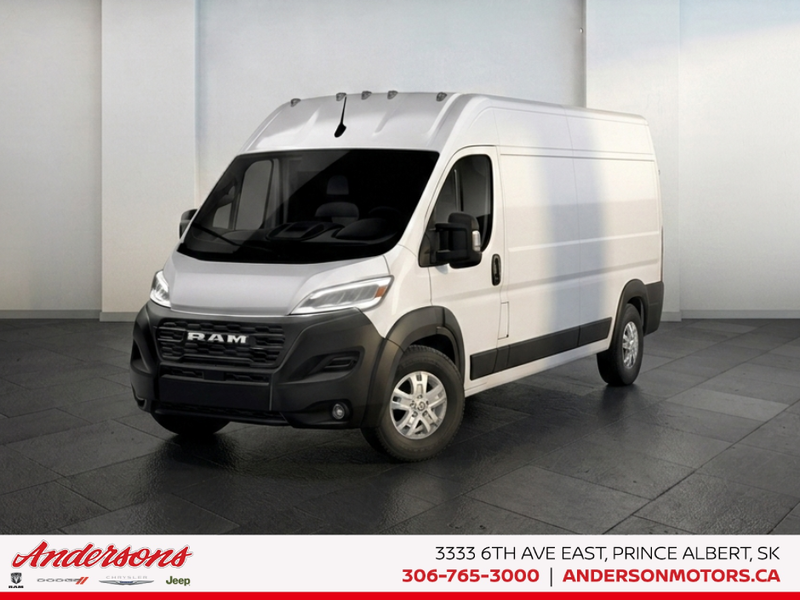 2026 Ram Promaster Cargo Van 3500 TRADESMAN W/ PASS SEAT Super High Roof / Heated Seats / Remote Start