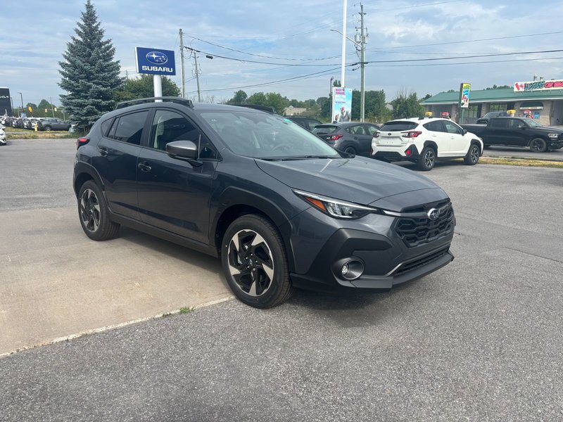 2025 Subaru Crosstrek Limited Magnetite Grey. 18-inch Alloy Wheels. Harmon Kardon premium audio system. 10-way power driver's seat