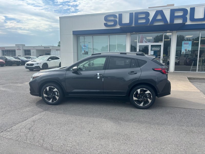 2025 Subaru Crosstrek Limited Magnetite Grey. 18-inch Alloy Wheels. Harmon Kardon premium audio system. 10-way power driver's seat
