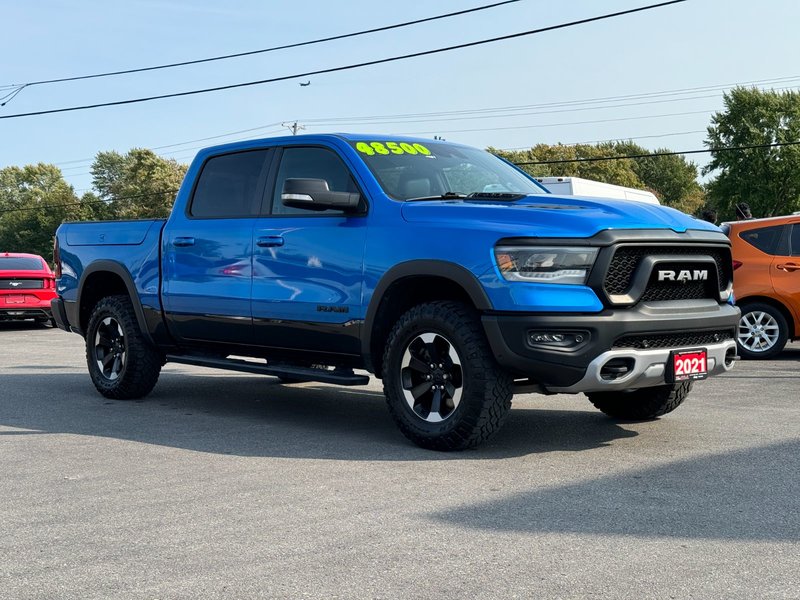 2021 Ram 1500 Sport/Rebel HYDRO BLUE / LEATHER / HEMI