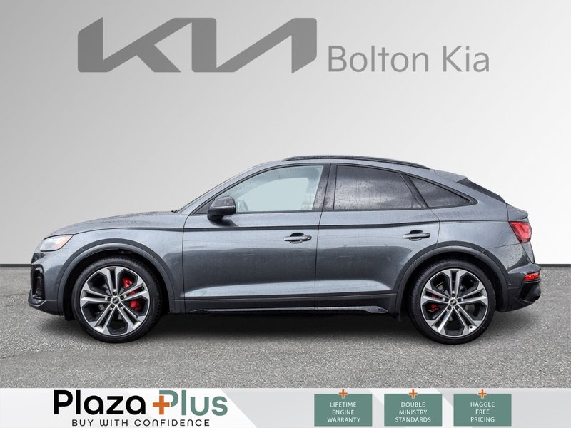 2023 Audi SQ5 Sportback Technik 1 Owner | Black Optic Package | Clean CarFax Report | Dimond Stitching | Certified |