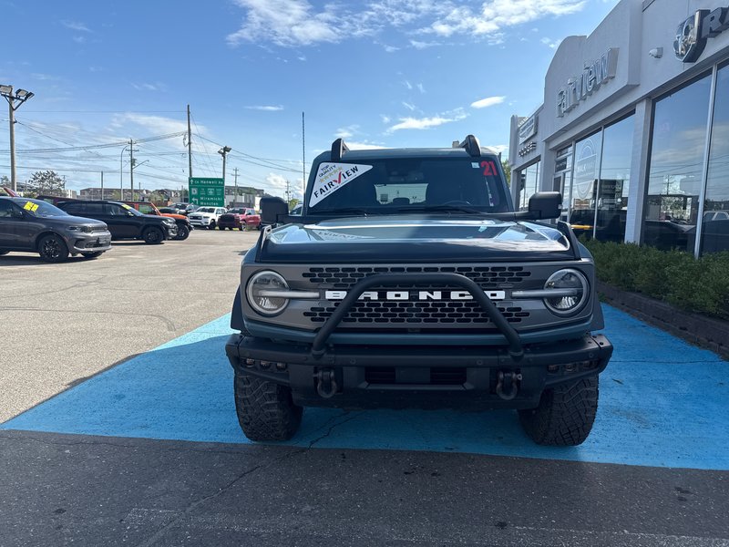 2021 Ford Bronco Standard transmission Badlands Tow package Upgraded tires and rims With full removable top 12 inch screen standard transmission