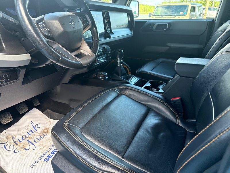 2021 Ford Bronco Standard transmission Badlands Tow package Upgraded tires and rims With full removable top 12 inch screen standard transmission
