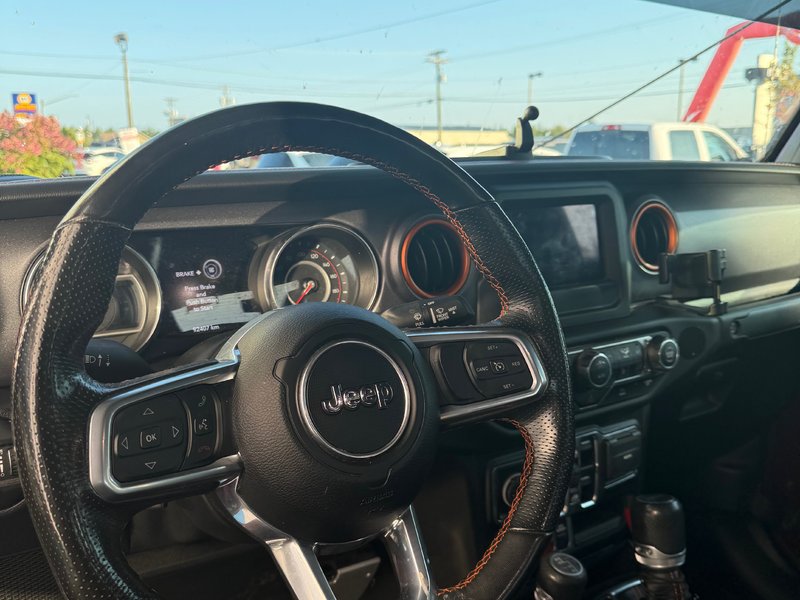2021 Jeep Gladiator MOJAVE READY FOR WHATEVER ADVENTURE! Aftermarket wheels, bumper, side steps, and winch.