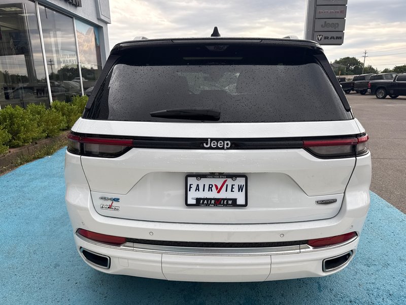 2023 Jeep Grand Cherokee 4xe Summit Reserve Upgraded leather  Macintosh audio system three TVs full roof