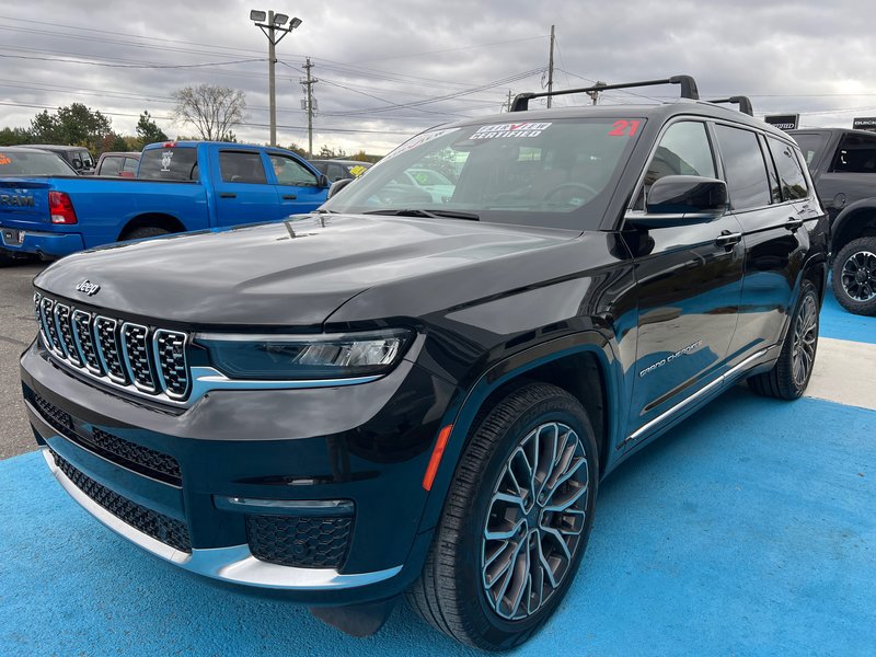 2021 Jeep Grand Cherokee L Summit Reserve Seven passenger, Macintosh, audio, 360 cams, every single option heads up display