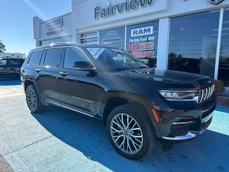 2023 Jeep Grand Cherokee L Summit Reserve Seven passenger luxury vehicle