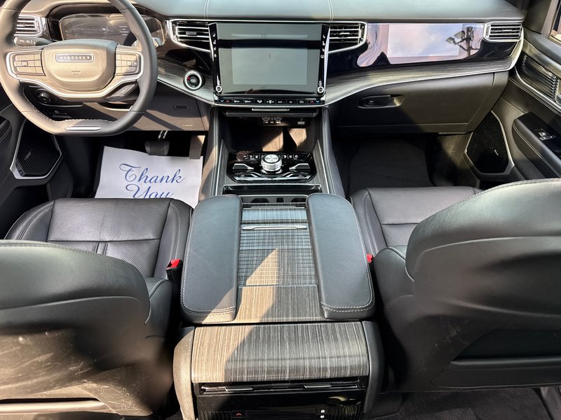2023 Jeep Wagoneer Series III Three sunroof’s three TVs air suspension price tag over 120 K New
