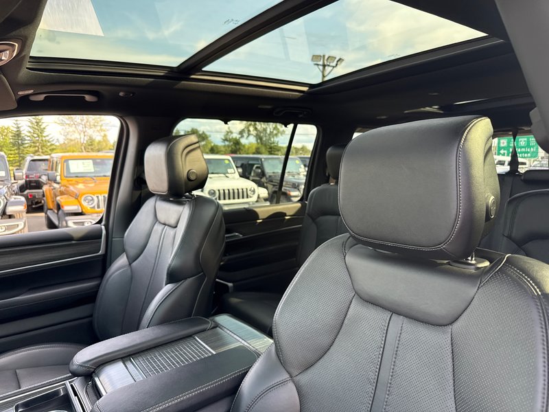 2023 Jeep Wagoneer Series III Three sunroof’s three TVs air suspension price tag over 120 K New