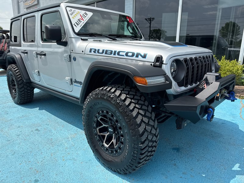2024 Jeep Wrangler 4xe Rubicon extreme package Upgraded tires, upgraded rims, upgraded winch, and bumpers