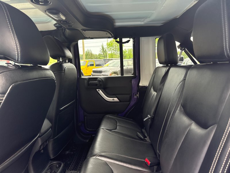 2018 Jeep WRANGLER JK UNLIMITED Sahara with 35 Brand new 35 inch tires, leather, limited edition, color, heated seat, seats, NAV, etc.