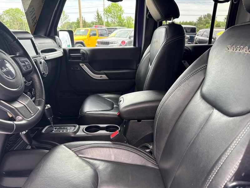 2018 Jeep WRANGLER JK UNLIMITED Sahara with 35 Brand new 35 inch tires, leather, limited edition, color, heated seat, seats, NAV, etc.