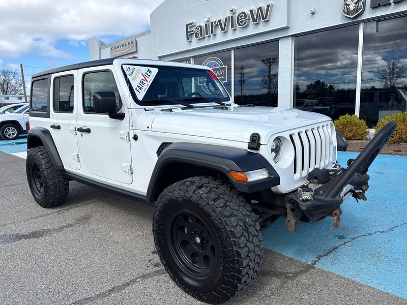 2018 Jeep Wrangler Unlimited Sport  with $ 10,000 on extras 35 inch tire and wheel package lift kit package