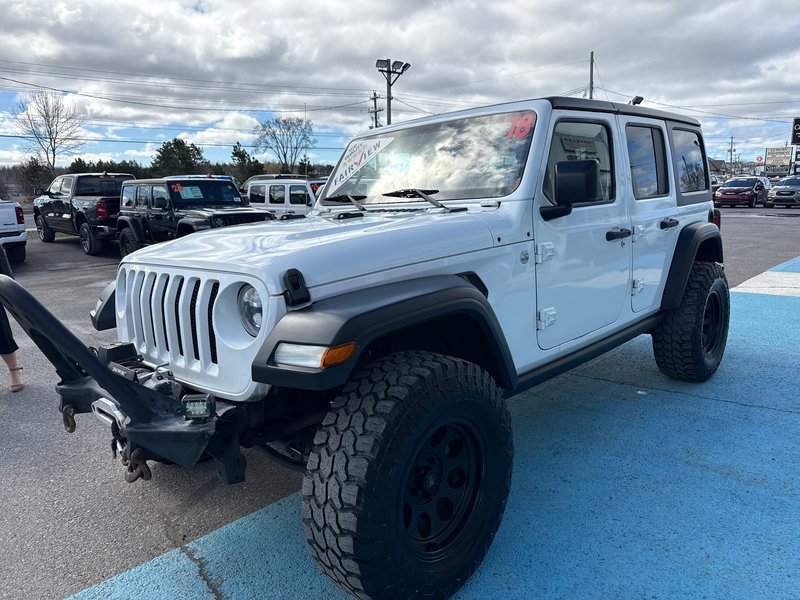 2018 Jeep Wrangler Unlimited Sport  with $ 10,000 on extras 35 inch tire and wheel package lift kit package