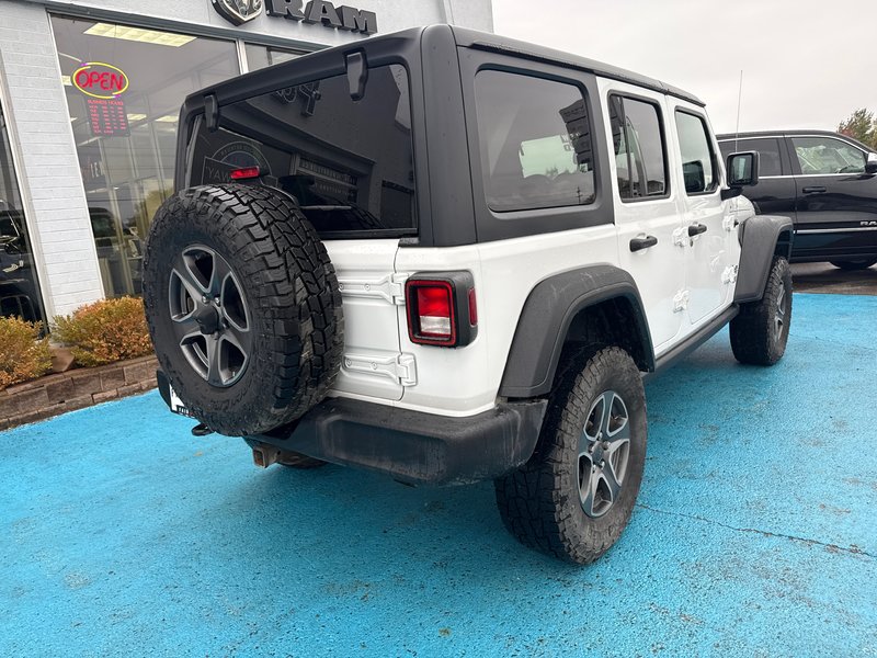 2018 Jeep Wrangler Unlimited Sport Fox lift kit 35 inch tire and wheel package