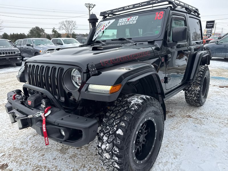 2018 Jeep Wrangler Rubicon Over 10 K in extras 35 inch rim, tire, fox lift, snorkel, steel bumper, package, , wench!!