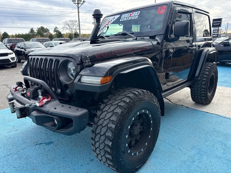 2018 Jeep Wrangler Rubicon Over 10 K in extras 35 inch rim, tire, fox lift, snorkel, steel bumper, package, , wench!!