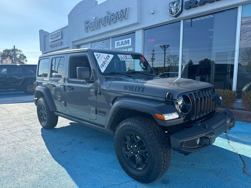 2022 Jeep Wrangler Unlimited Willys Brand new tires new to your motor vehicles new brakes