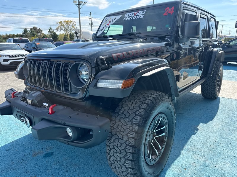 2024 Jeep Wrangler Rubicon X 35 inch tire and rim package, upgraded, suspension, lift, kit, wench, etc.