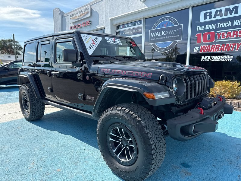2024 Jeep Wrangler Rubicon X 35 inch tire and rim package, upgraded, suspension, lift, kit, wench, etc.