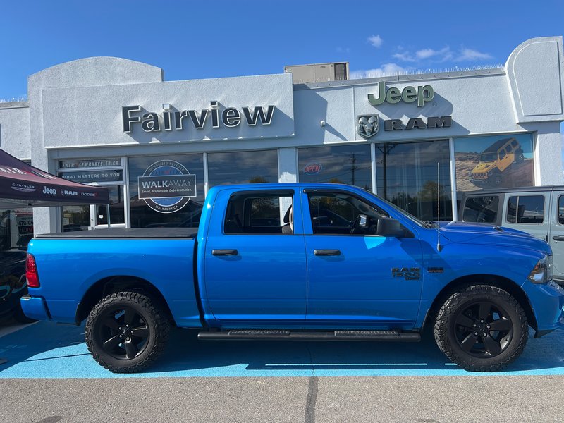 2022 Ram 1500 Classic Express Upgraded tires, tunnelcover, side, steps, bedliner, heated seats, heated wheel