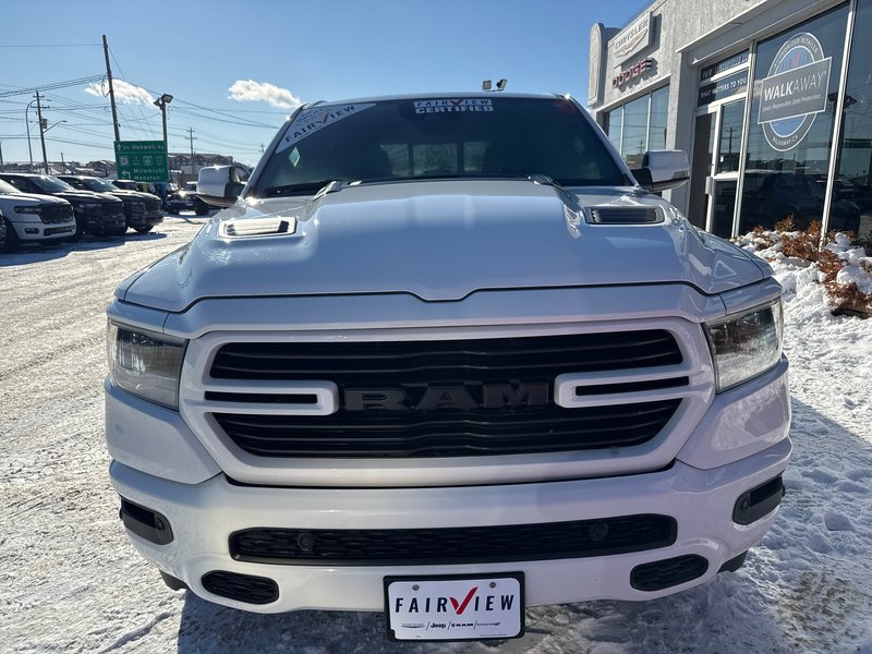 2021 Ram 1500 Sport Upgraded rims and tires, hard tunnel, cover side steps