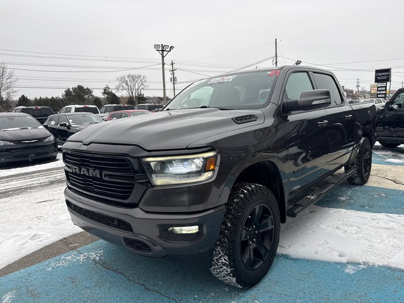 2021 Ram 1500 Sport Fully loaded 12 inch screen, leather, etc.