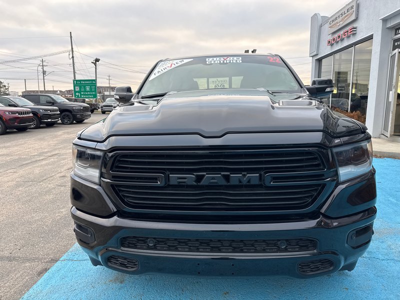 2022 Ram 1500 Sport Night edition, full leather, cool seats, tow package, etc.