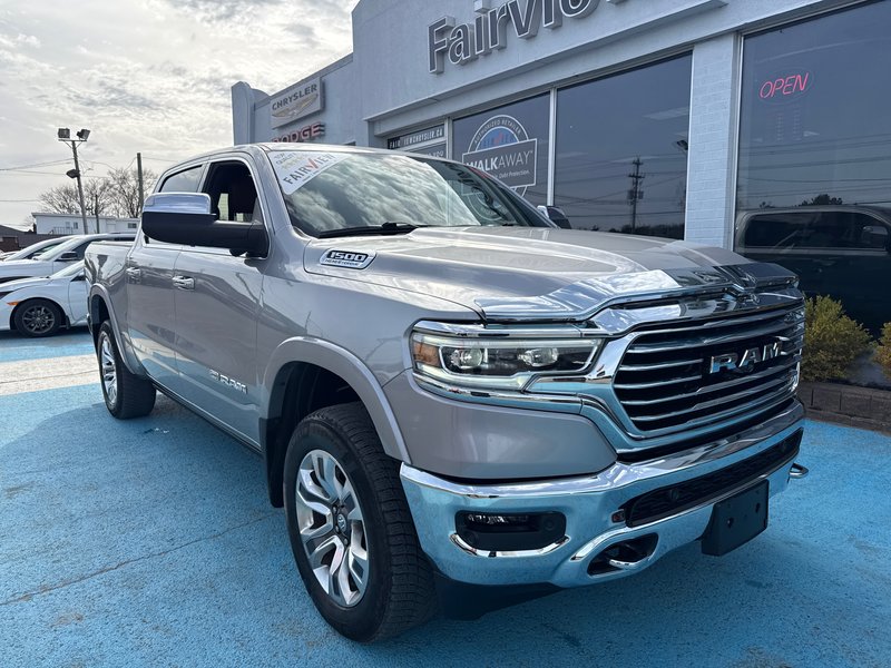 2022 Ram 1500 Limited Longhorn Heads up display event, safety group cooled seats, full panel roof upgraded audio system