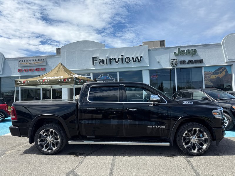 2022 Ram 1500 Limited Longhorn Fully loaded hard Tonnele cover, upgraded tires, cool seating heated seating 12 inch screen, etc.