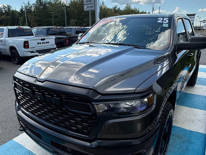 2025 Ram 1500 WARLOCK ONLY 4,000KM! ORIGINAL MSRP $73,705. SAVE $15,000!