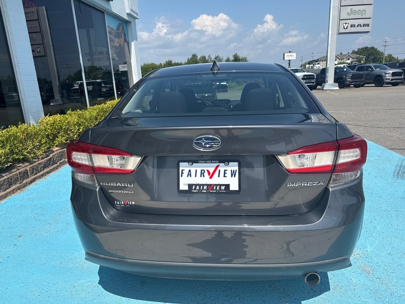 2019 Subaru Impreza Sport With sun and sound group standard transmission