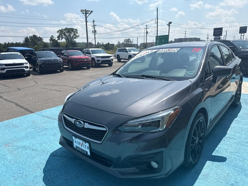 2019 Subaru Impreza Sport With sun and sound group standard transmission