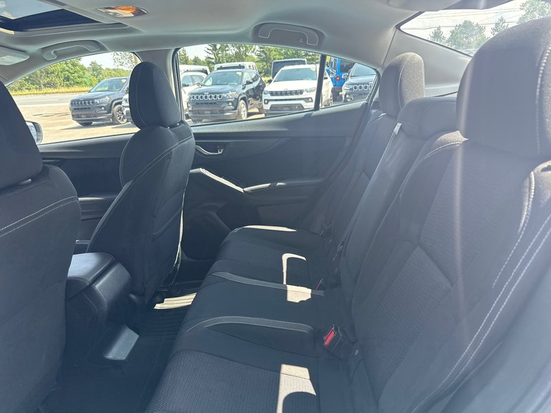 2019 Subaru Impreza Sport With sun and sound group standard transmission