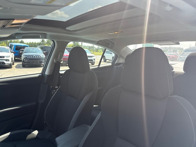 2019 Subaru Impreza Sport With sun and sound group standard transmission